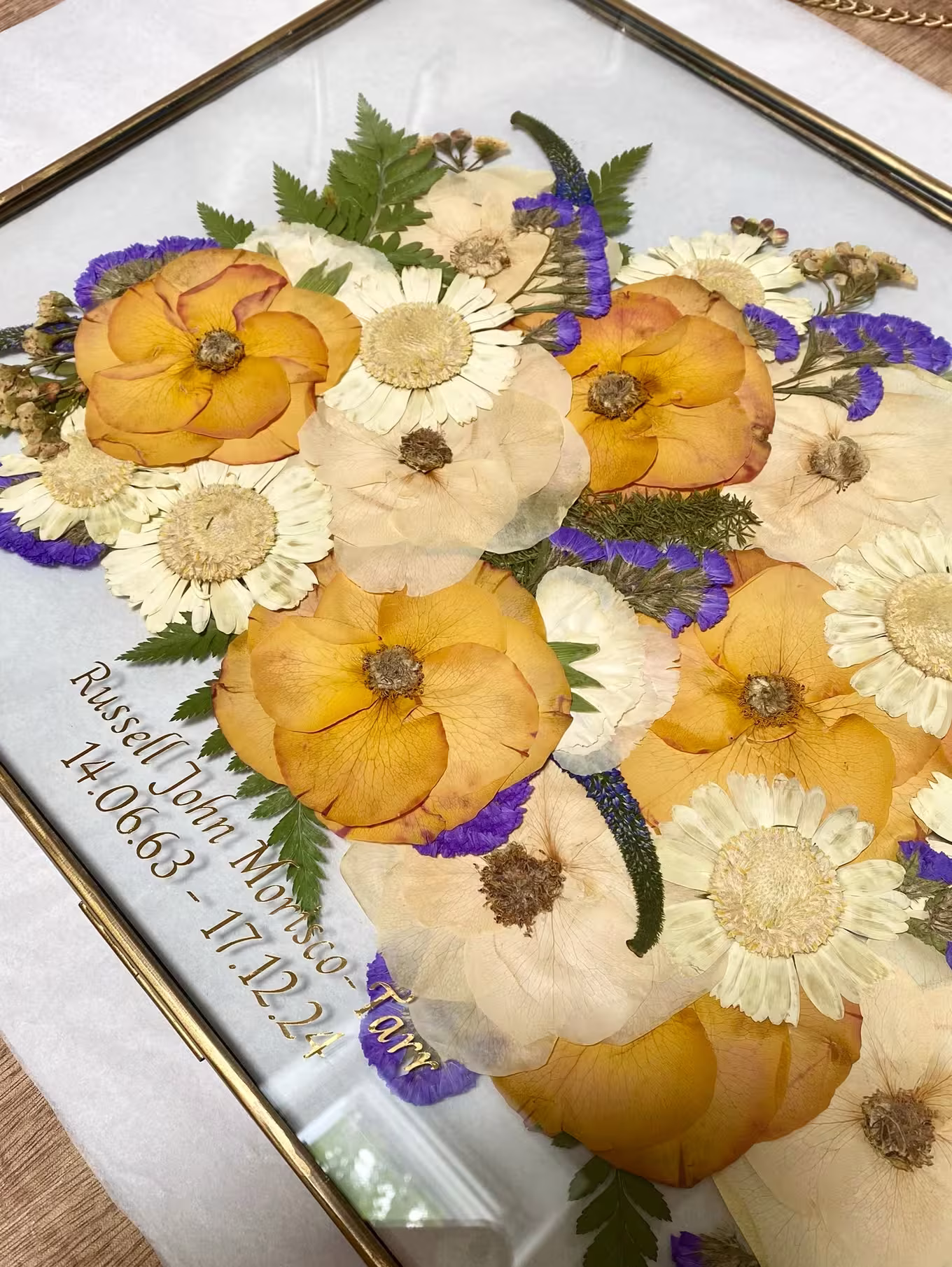 Wedding bouquet preservation